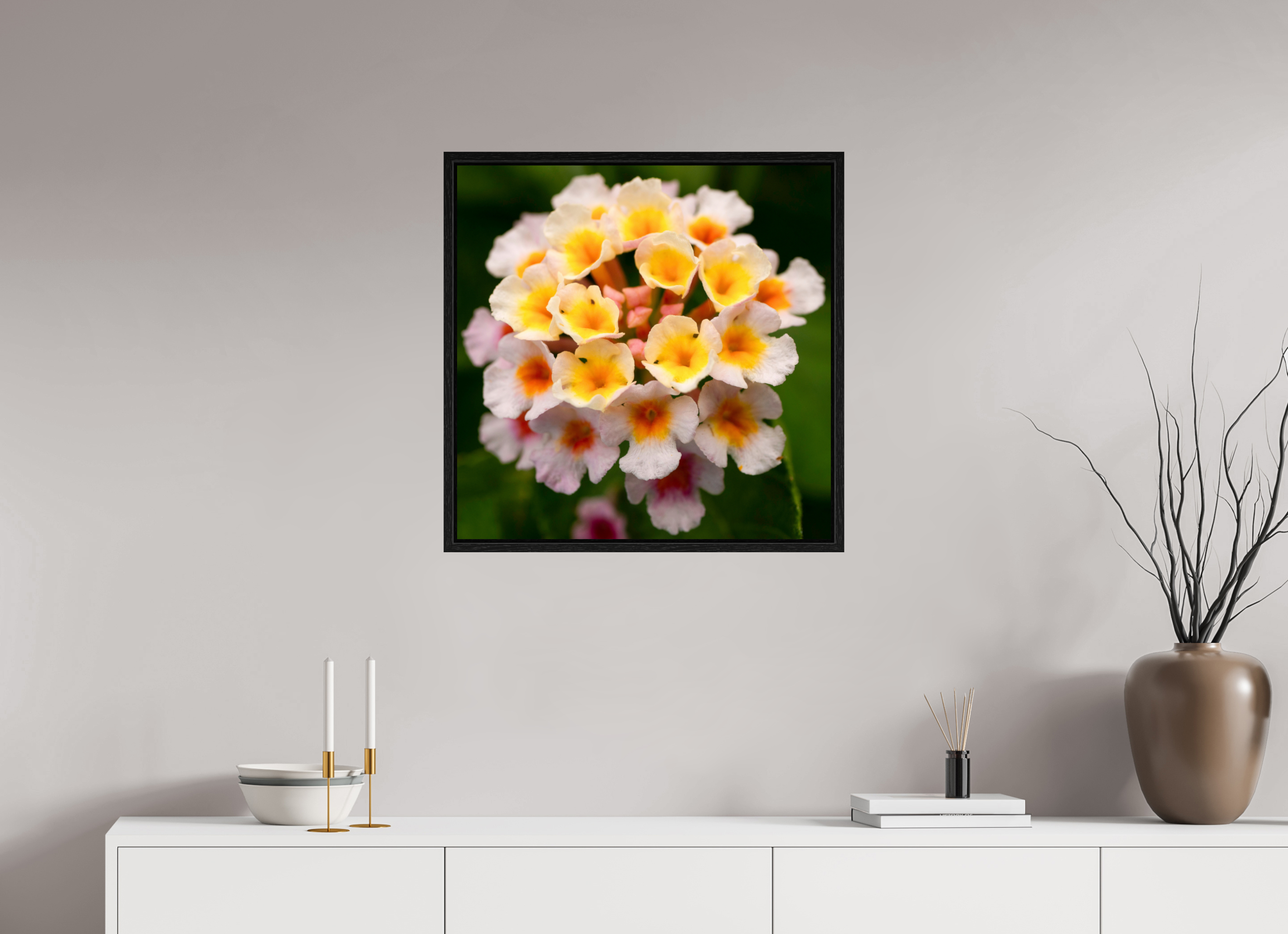 Lantana_light yellow with pale pink_aspect ratio 1x1